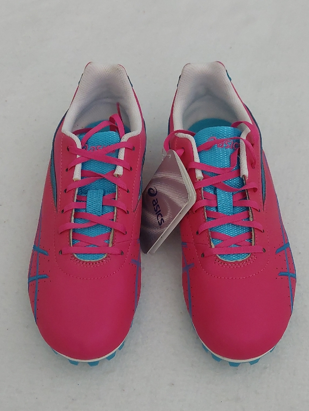 ASICS Hot Pink and Teal Hyper-Rocketgirl SP4 Track & Field Running Shoe NWT - Picture 4 of 10